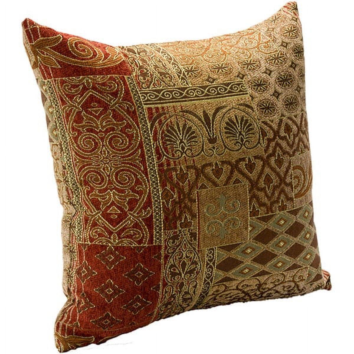 SIScovers  Empress Transitional Designer Throw Pillow with Removable Cover 22" x 22"