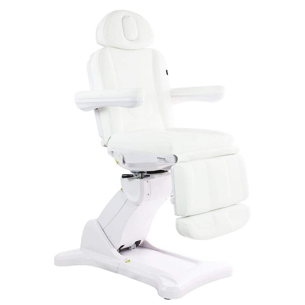 White Electric Medical Spa Treatment Chair with Adjustable Features