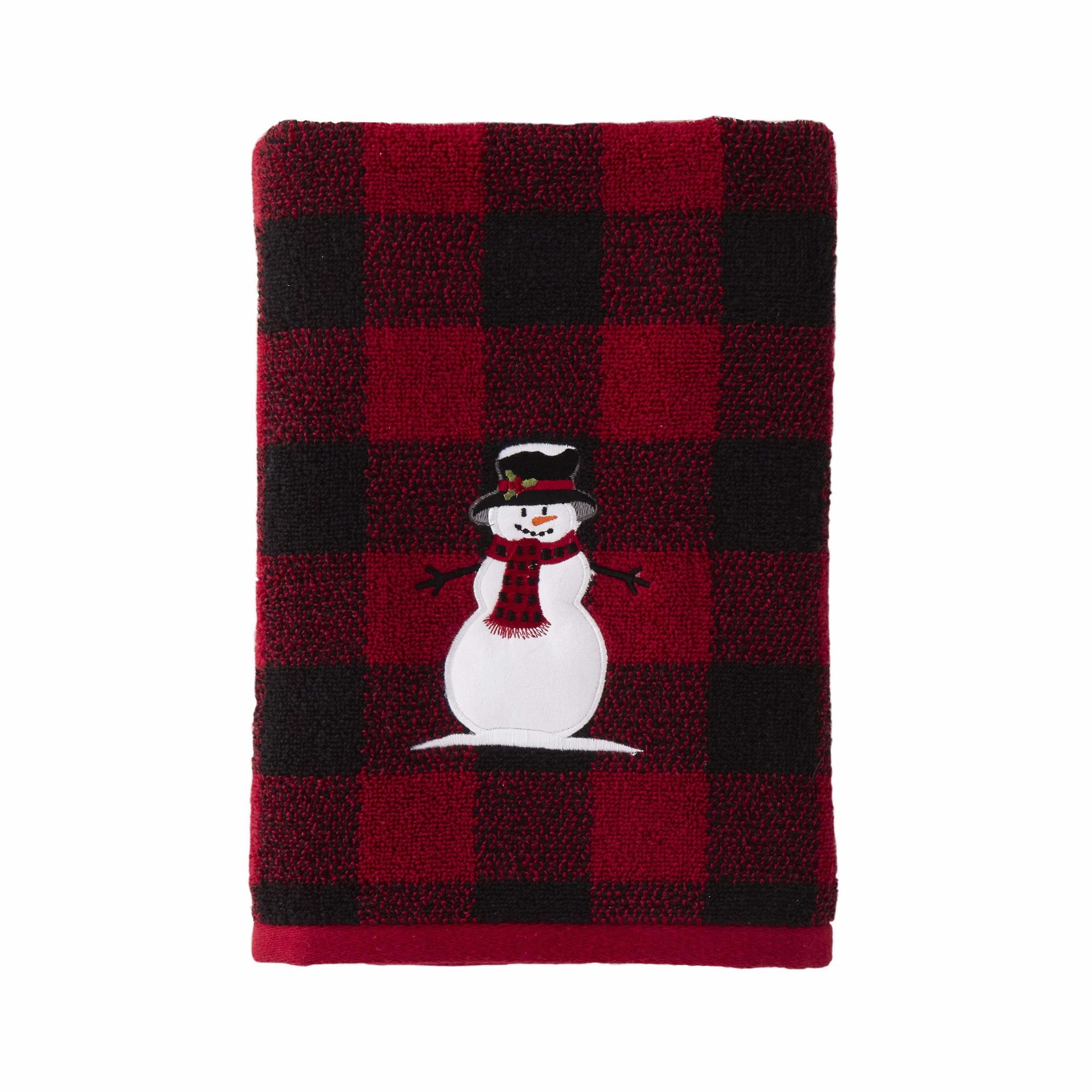 Woodland Winter Bath Towel Red - SKL Home