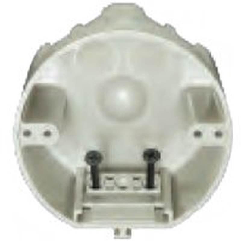 Allied Moulded SliderBox 25 cu in Round Polycarbonate 4 gang Junction Box Beige