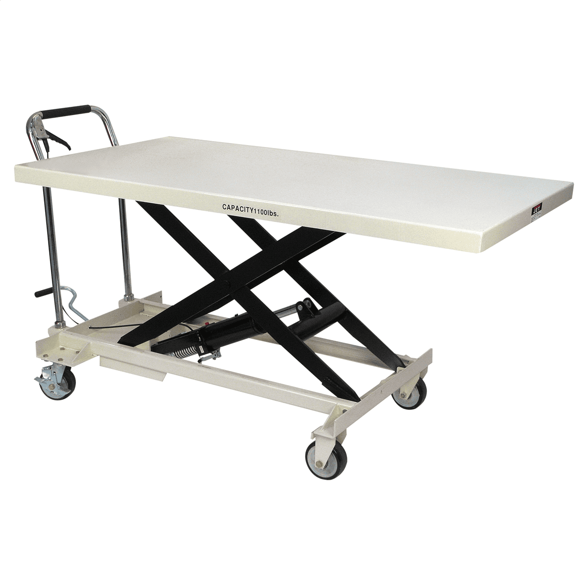 JET 1100 lb Capacity Hydraulic Scissor Lift Table