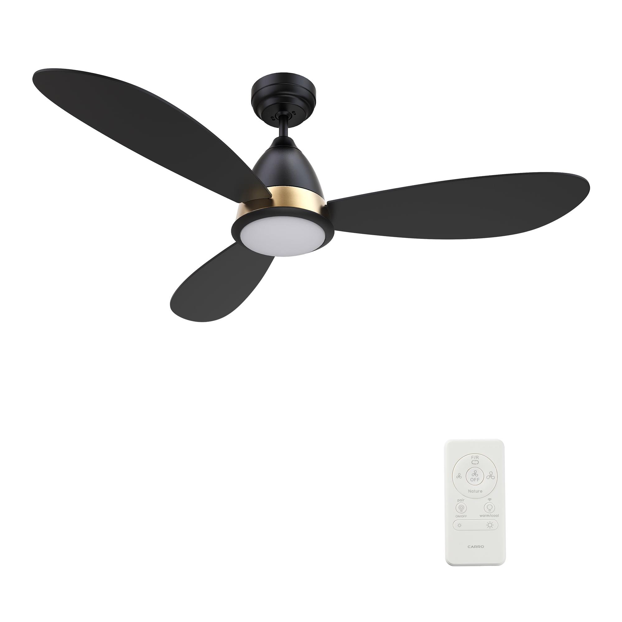 Fayette 52'' Smart Ceiling Fan With Remote, Light Kit IncludedWorks With Google Assistant And Amazon Alexa,Siri Shortcut.