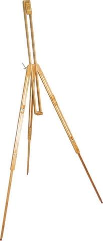 Llano Natural Bamboo Collapsible Field Easel with Brass Hardware