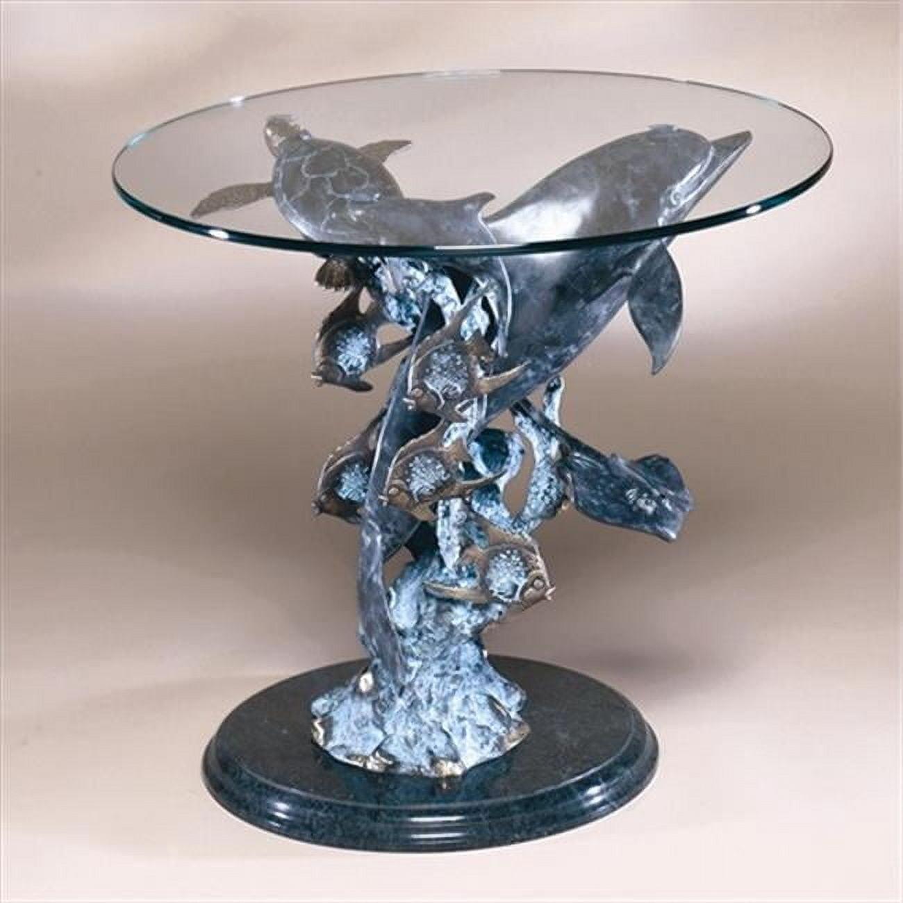 SPI Home 30307 Dolphin Seaworld End Table