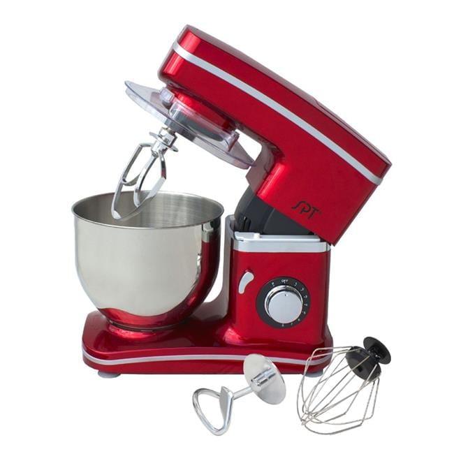 SPT  8-Speed Stand Mixer, Red
