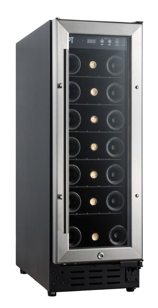 Stainless Steel 21-Bottle Single Zone Wine Cooler