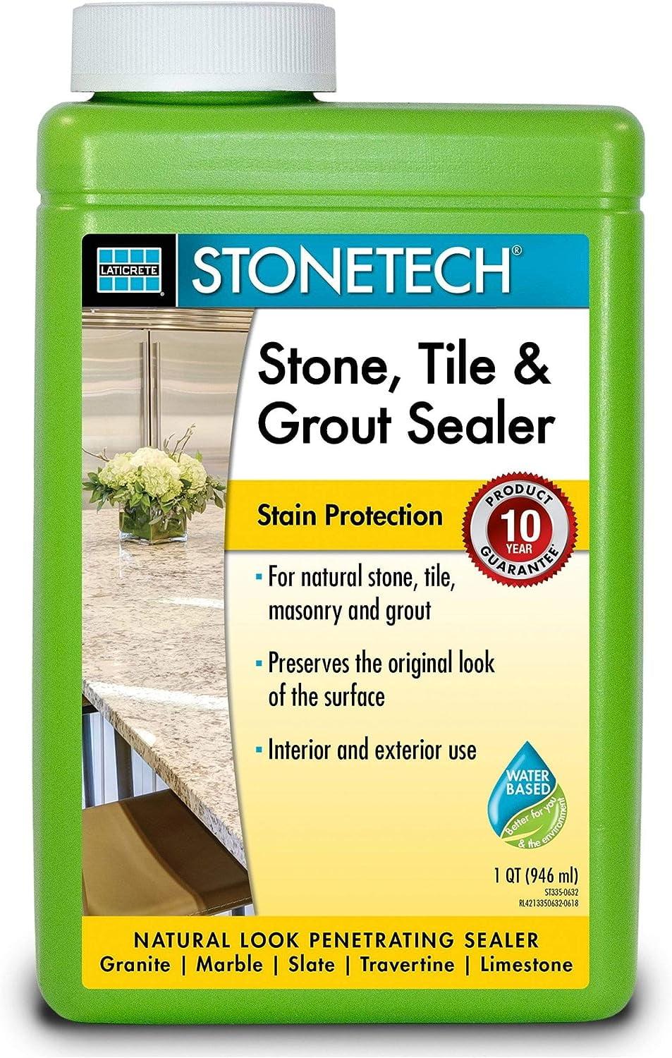 STONETECH 1 Quart White Stone, Tile & Grout Sealer