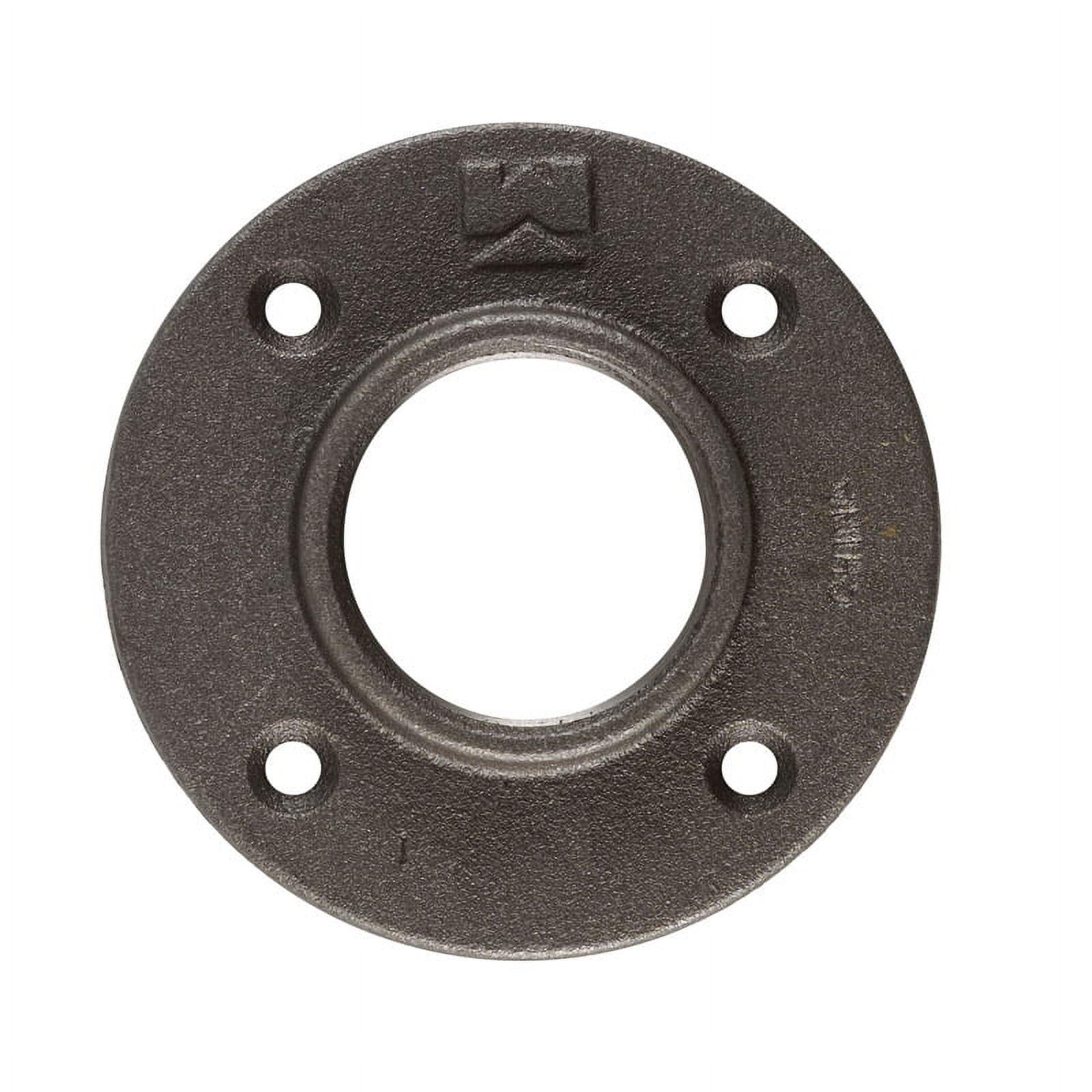 STZ Industries 3/8 in. FIP each Black Malleable Iron 2.75 in. L Floor Flange