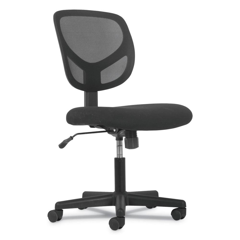 Basyx HVST101 1-Oh-One Mid-Back Task Chairs with 250-lb. Capacity and 17 in. to 22 in. Seat Height - Black