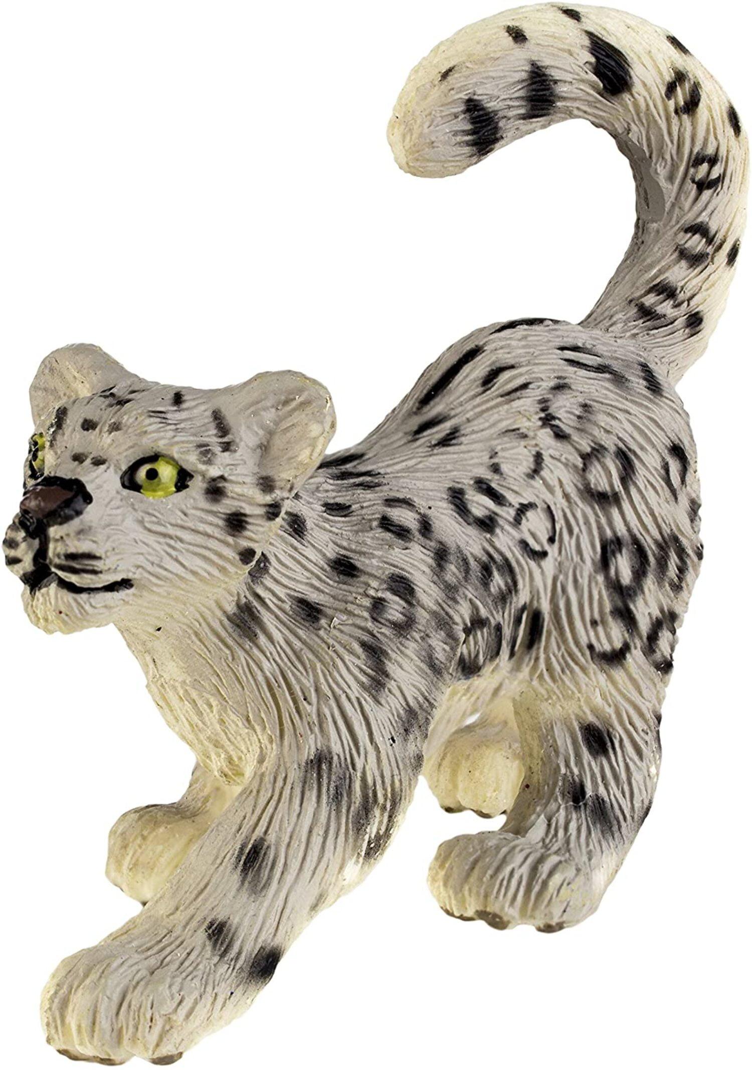 Safari Ltd. | Snow Leopard Cub | Wild Safari Wildlife Collection | Toy Figurines for Boys & Girls