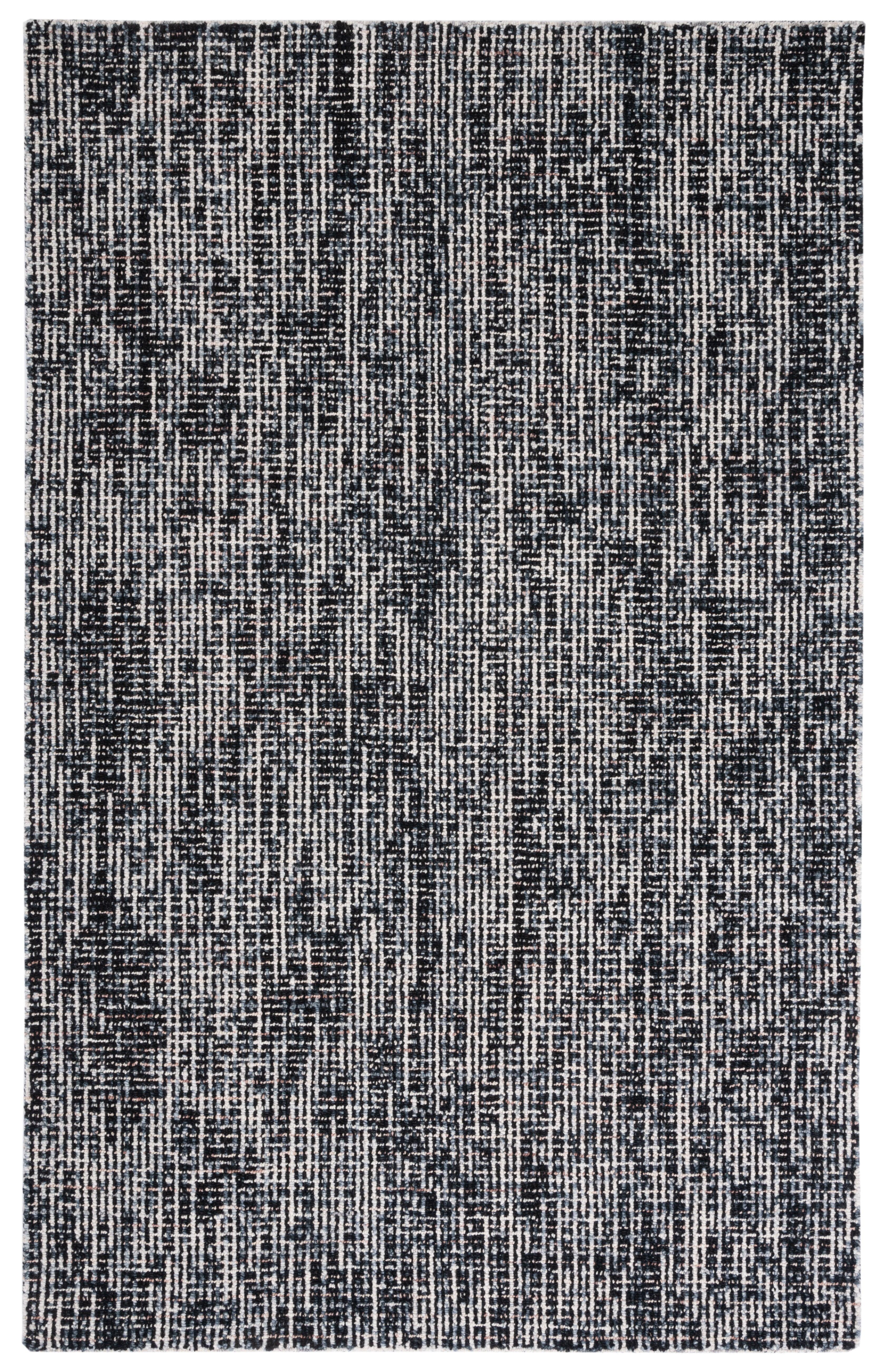 Safavieh Abstract 6'-0" x 8'-0" Wool Hand Tufted Rug in Black / Gray