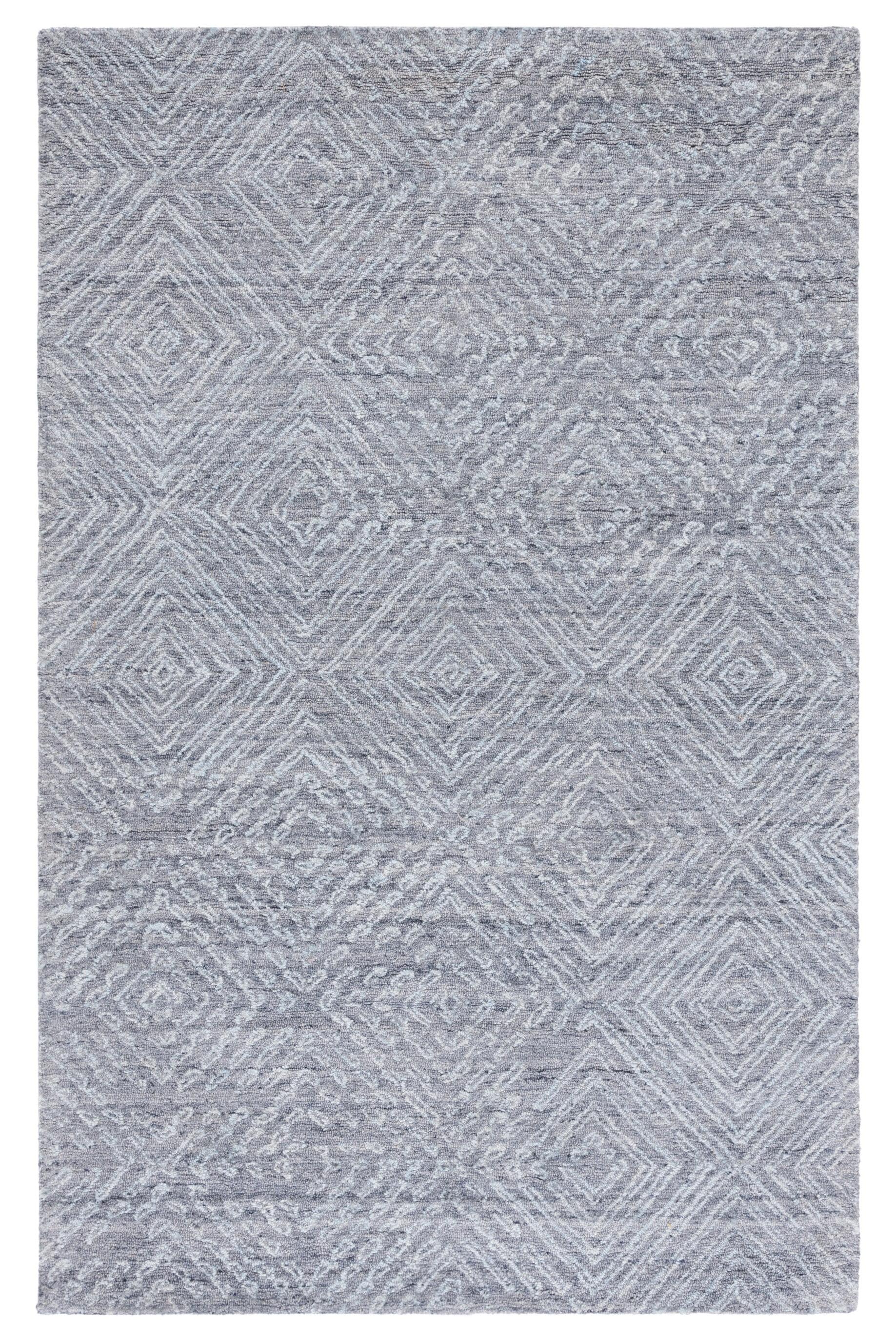 Abstract ABT146 Handmade Indoor Accent Rug - Blue - 3'x5' - Safavieh