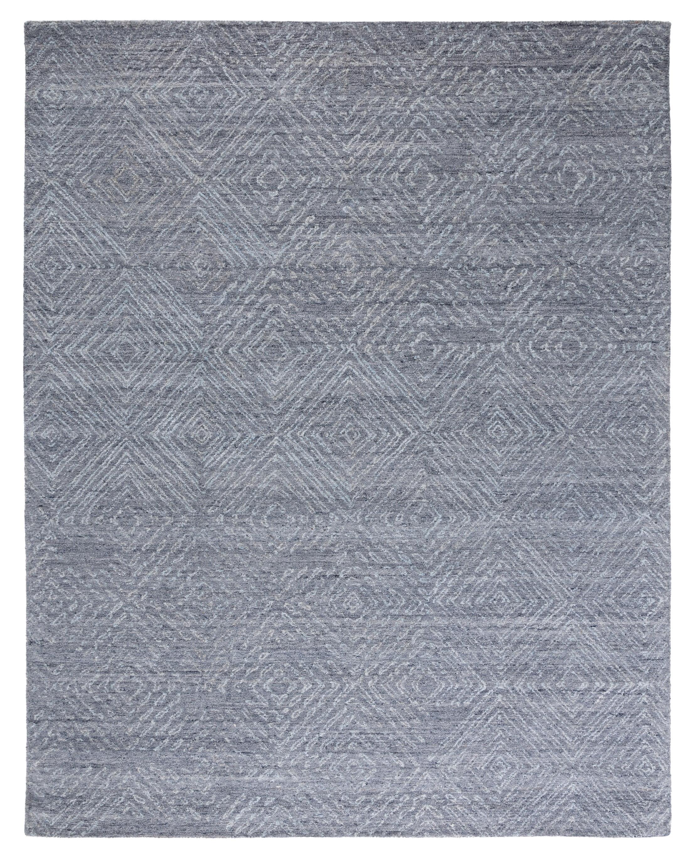George Oliver Abstract Hand Tufted Performance Geometric Rug
