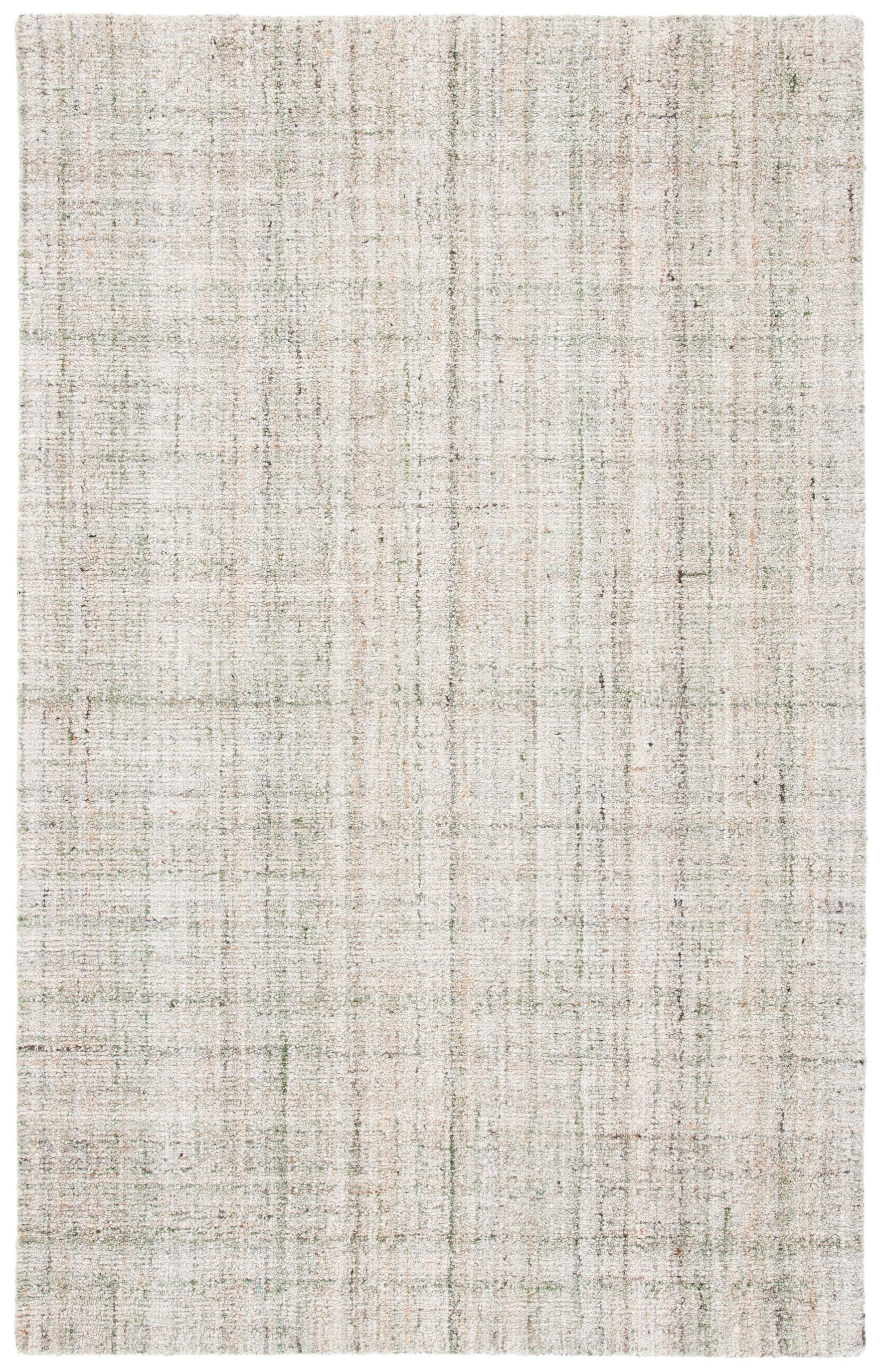 Abstract ABT143 Handmade Indoor Area Rug - Green/Sage - 6'x9' - Safavieh