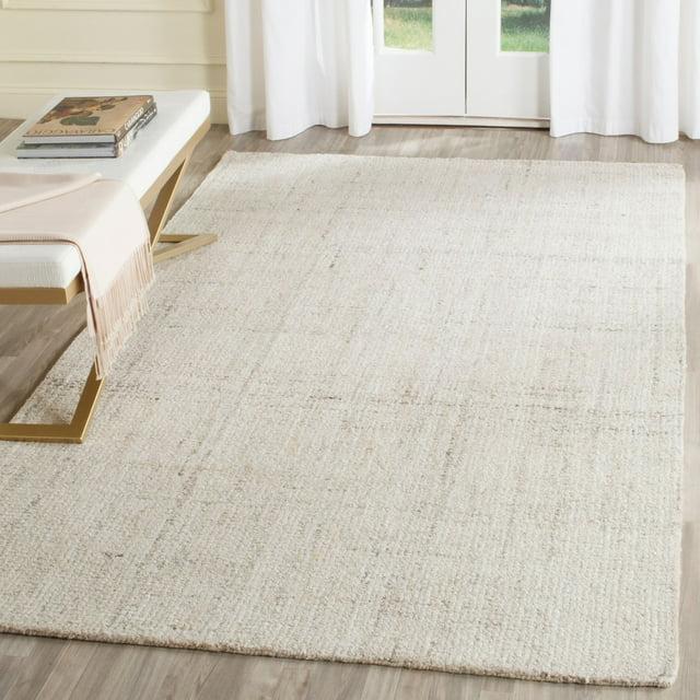Abstract ABT141 Handmade Indoor Area Rug - Ivory/Beige - 8'x10' - Safavieh