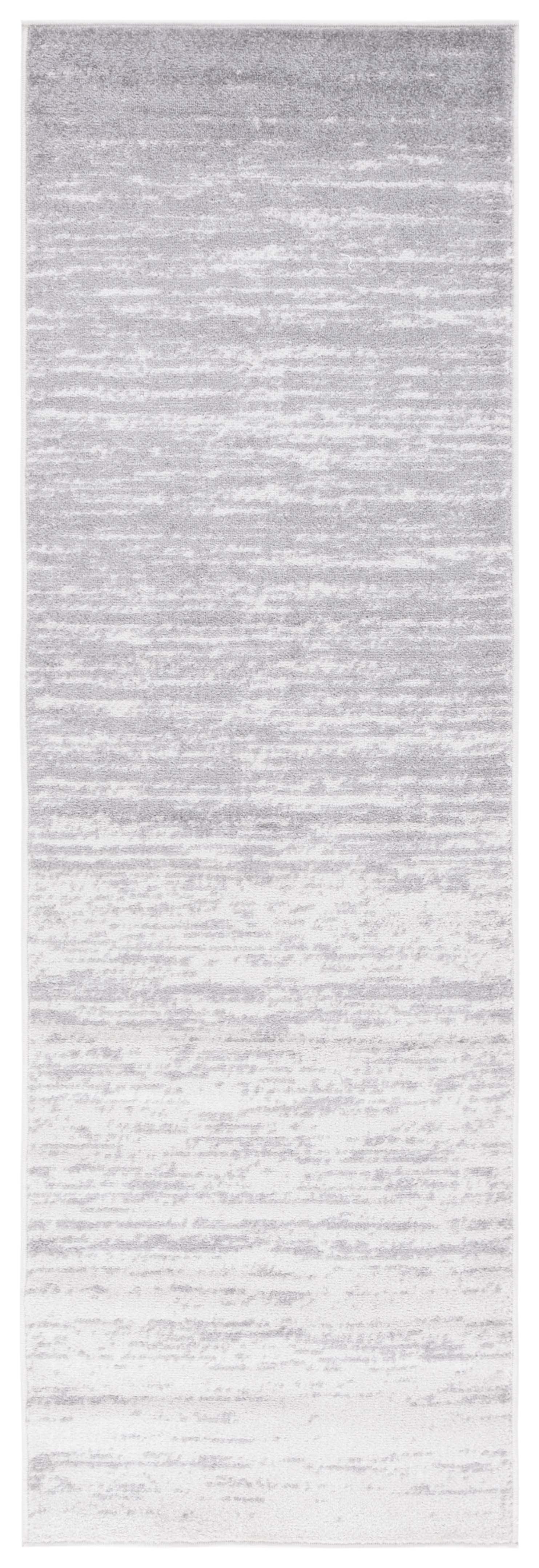Adirondack ADR113 Machine Made Indoor Runner - Ivory/Silver - 2'-6"x20' - Safavieh