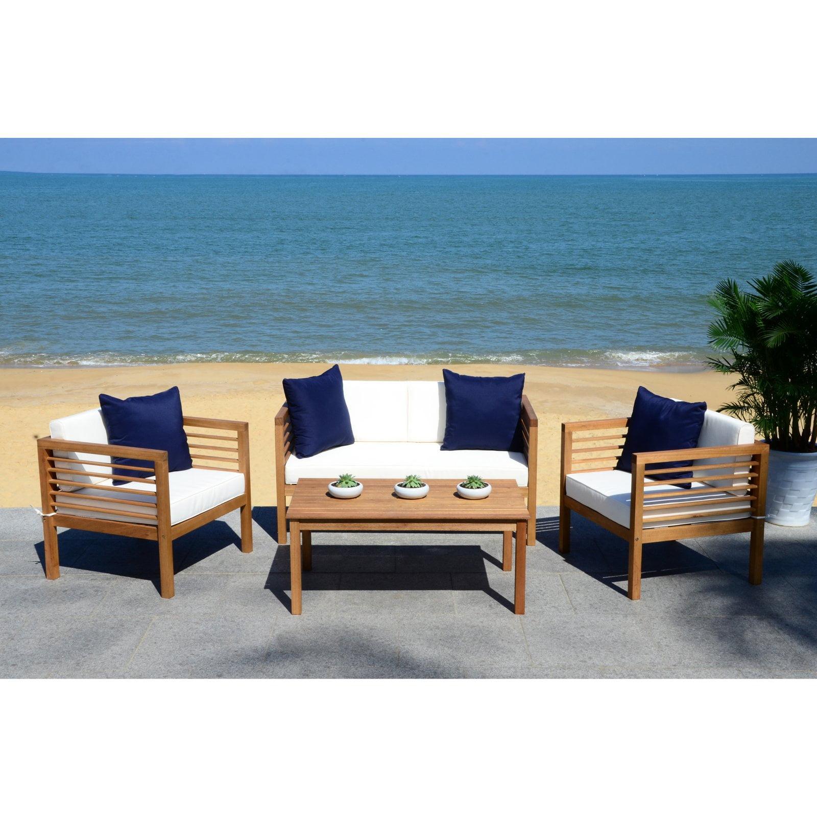 Arlethe 4 - Person Outdoor Seating Group with Cushions