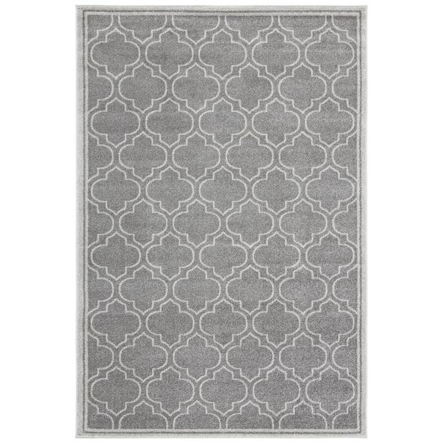 Amherst AMT415 Power Loomed Indoor Area Rug - Grey/Light Grey - 5'3"x8' - Safavieh