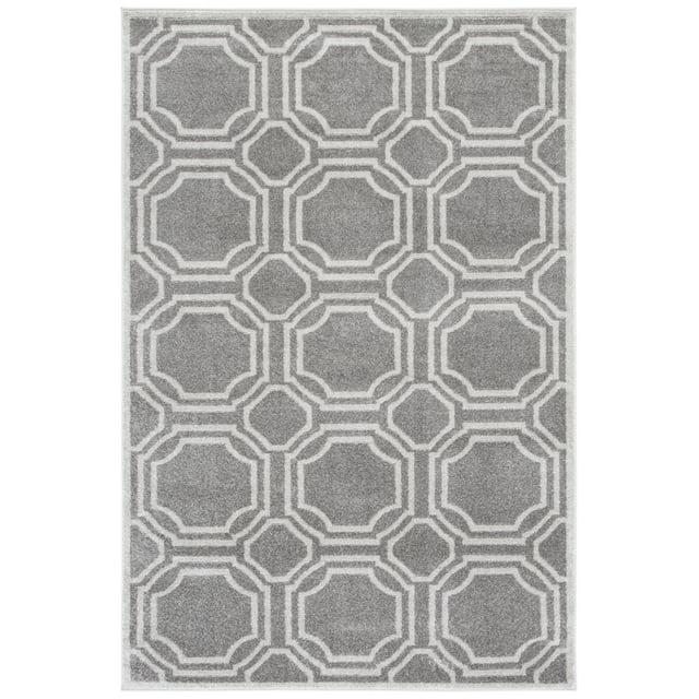 Amherst AMT411 Power Loomed Area Rug - Grey/Light Grey - 6'x9' - Safavieh.