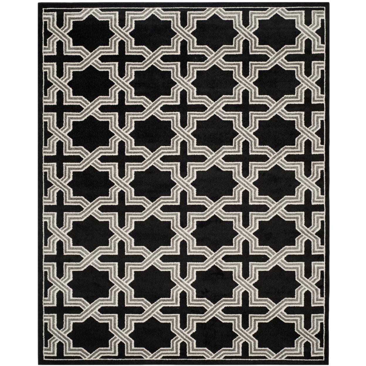Amherst AMT418 Power Loomed Area Rug - Anthracite/Grey - 8'9"x11'9" - Safavieh..