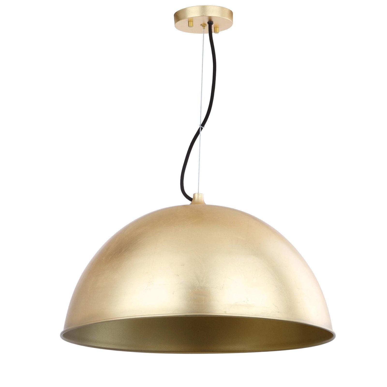 Gold LED Globe Contemporary Pendant Light