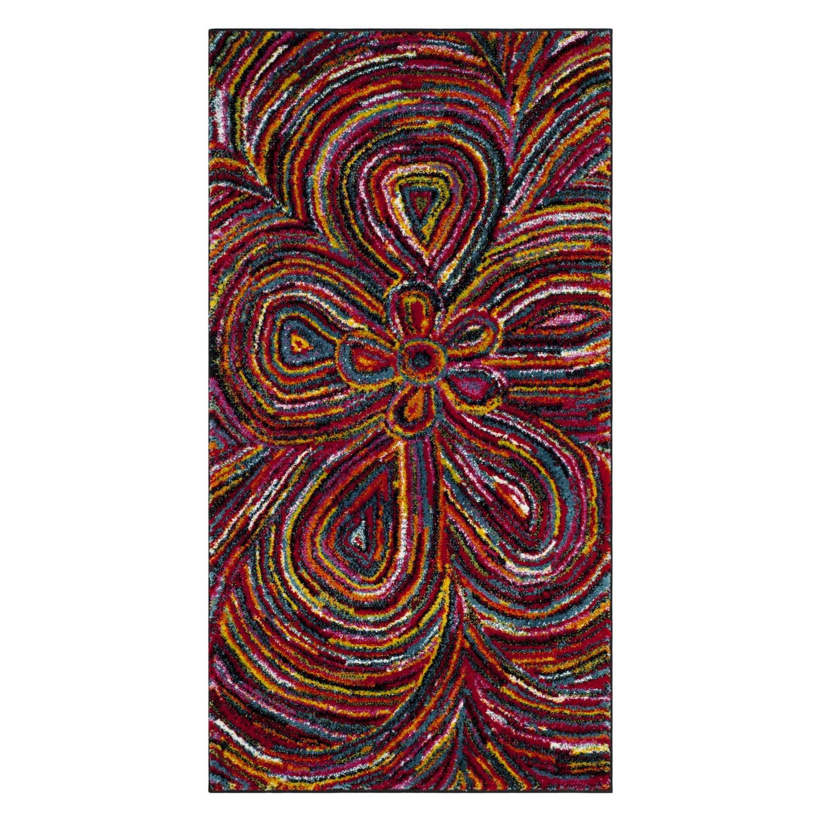 Aruba ARB503 Power Loomed Indoor Area Rug - Multi - 4'x6' - Safavieh