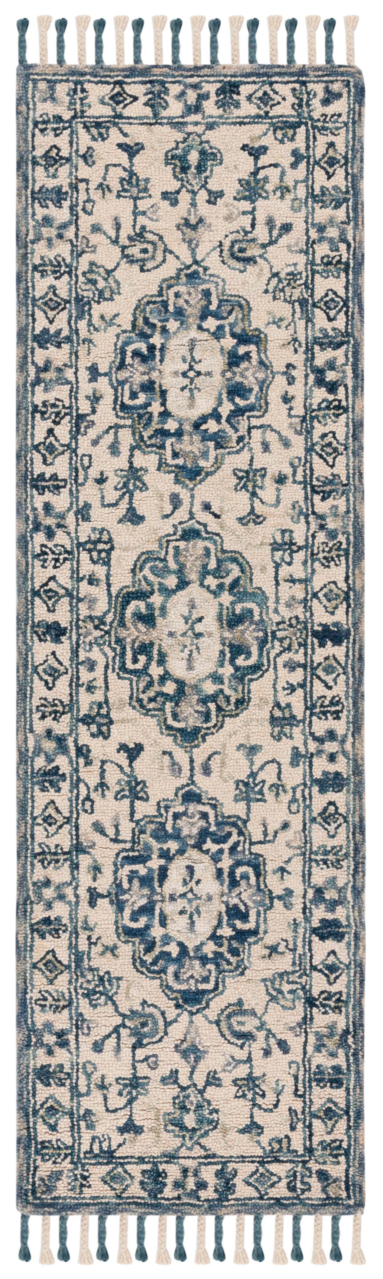 Safavieh Aspen 125 Rugs, Ivory / Blue, 2'-3" X 5', Accent