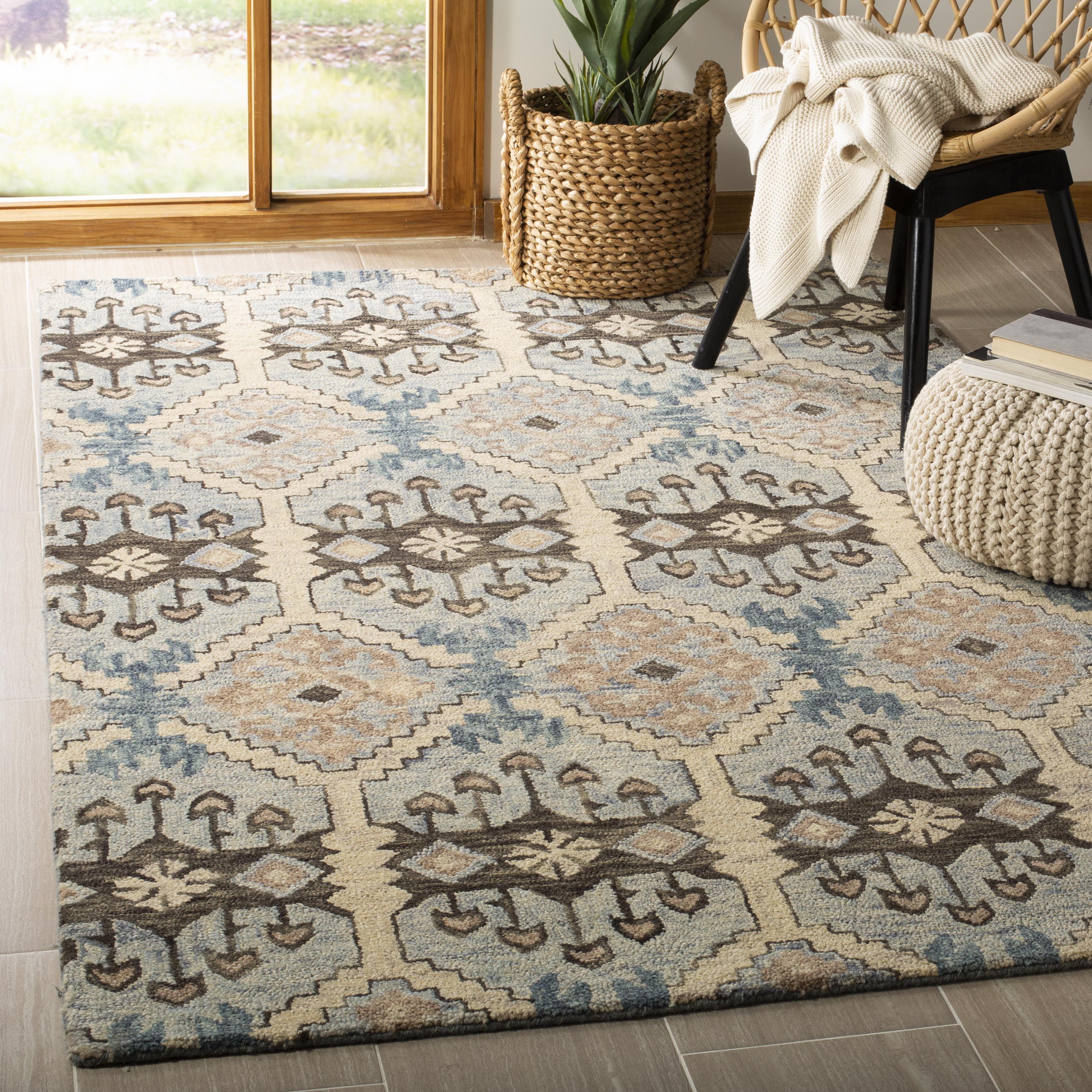 Aspen APN512 Hand Tufted Area Rug  - Safavieh