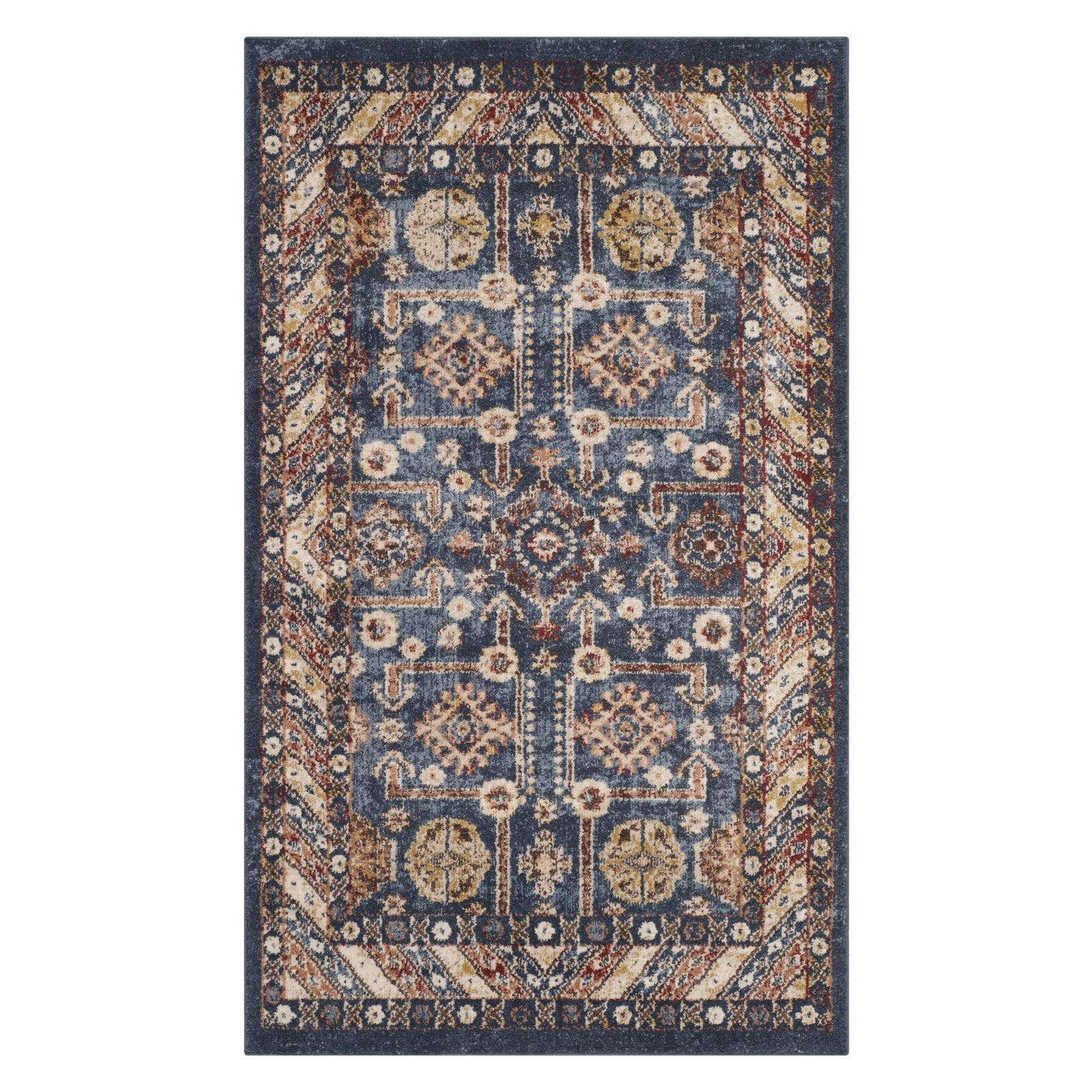 Safavieh BIJAR, ROYAL / IVORY, 9' X 12', Area Rug, BIJ653B-9