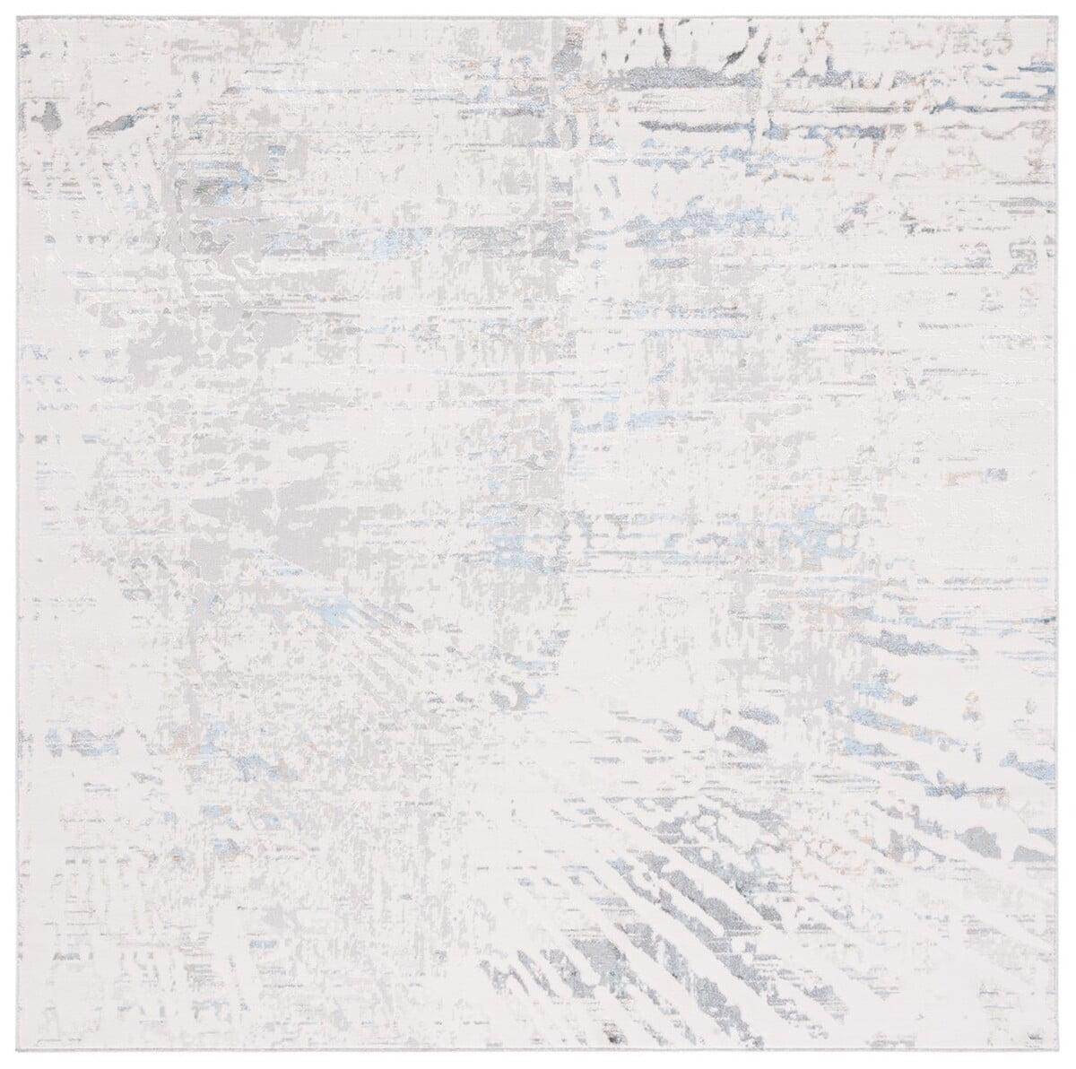 Steelside™ Wayde Abstract Gray/Beige Area Rug
