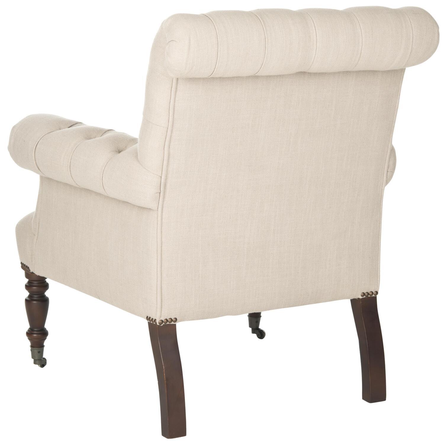 Bennet Club Chair-Color:True Taupe,Finish:Black