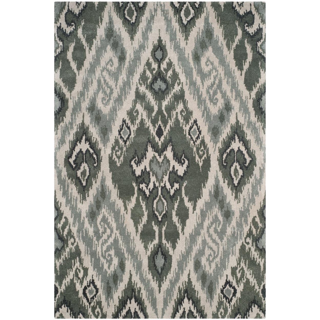 Capri CPR351 Tufted Indoor Area Rug - Multi/Grey - 4'x6' - Safavieh