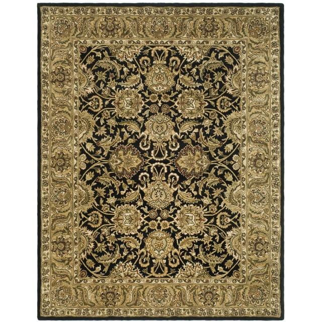 Classic CL252A Hand Tufted Area Rug - Black/Gold - 5'x8' - Safavieh..