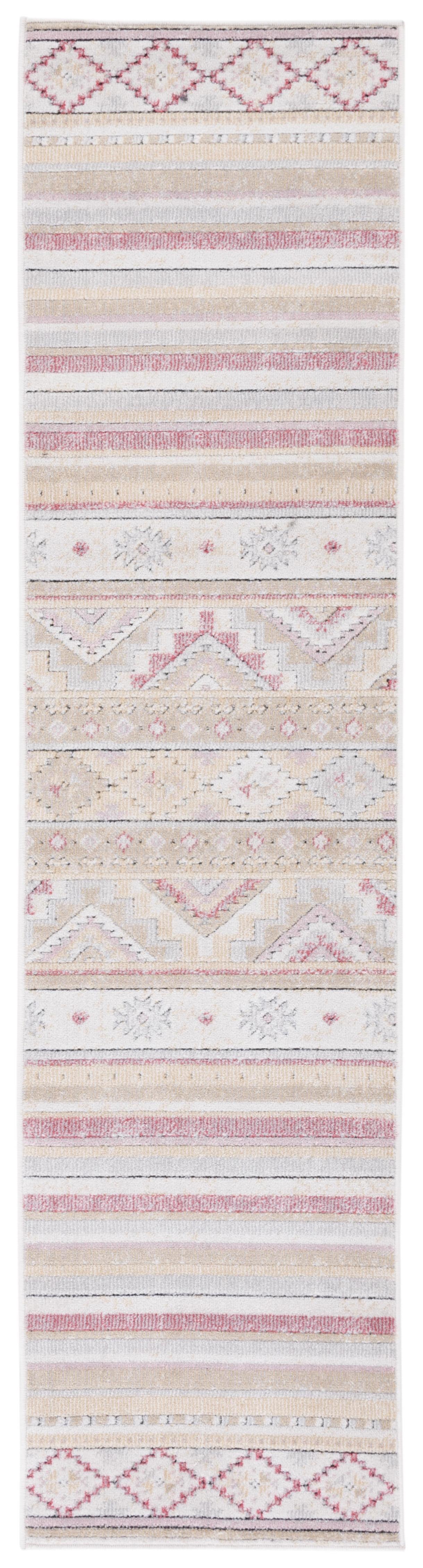 Cabana CBN551 Power Loomed Indoor and Outdoor Runner Rug - Ivory/Beige Gold - 2'2"x9' - Safavieh.
