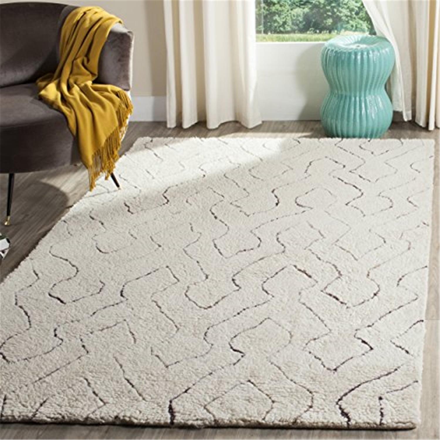 Casablanca CSB211 Hand Tufted Indoor Area Rug - Ivory/Multi - 5'x8' - Safavieh