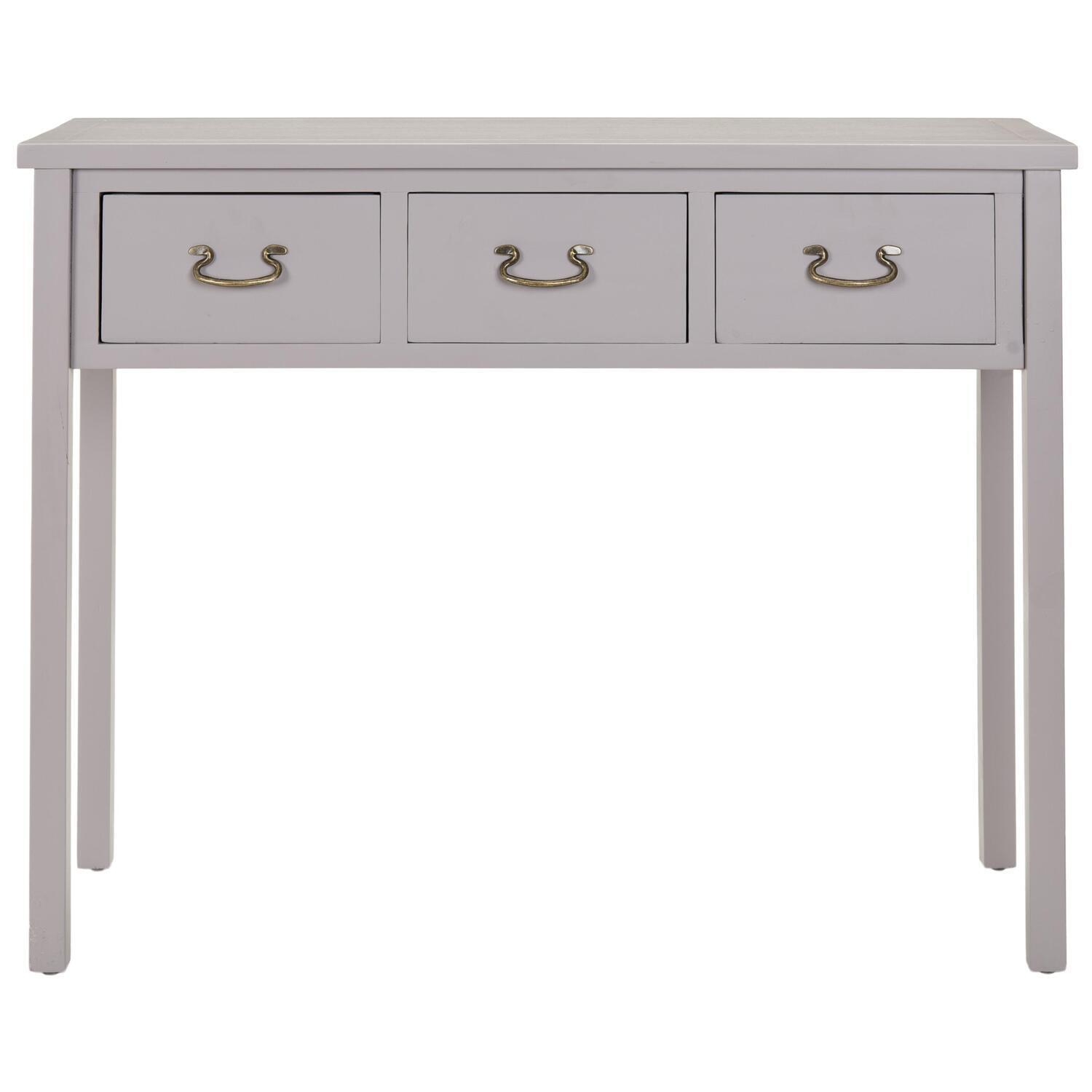 Cindy Console - AMH6568D - Gray - Safavieh Couture