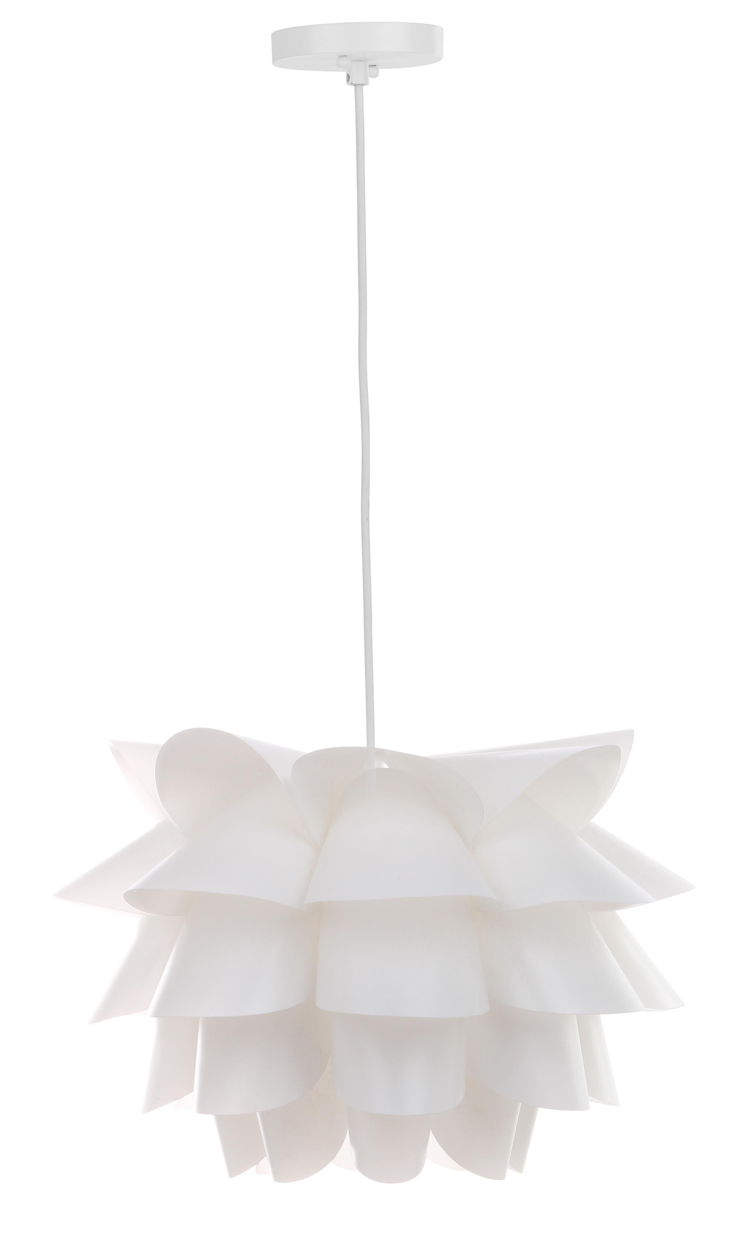 White Contemporary 17.25-Inch Pendant Light