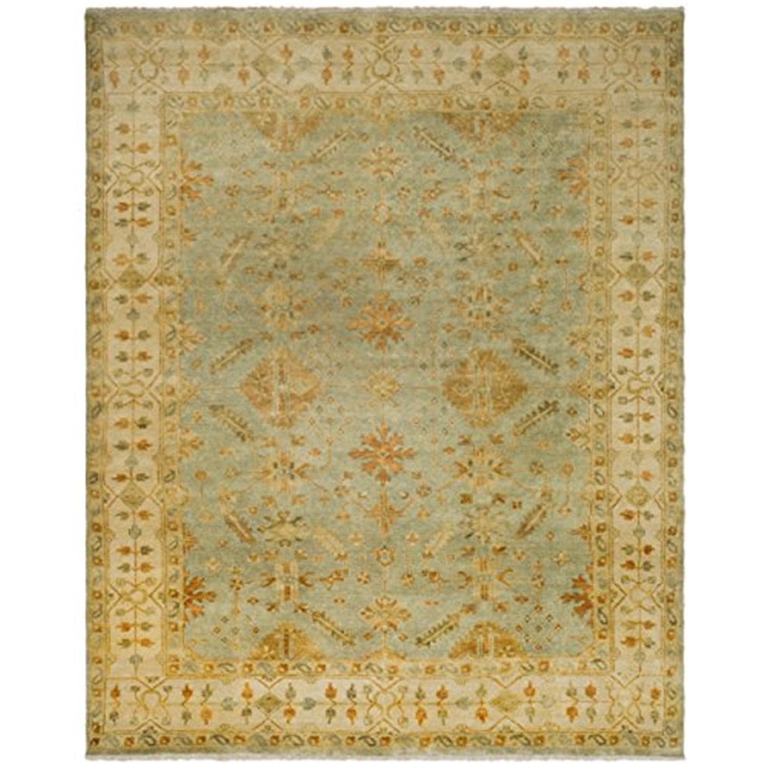 Elysian Gray Hand-Knotted Wool 10' x 14' Rectangular Rug