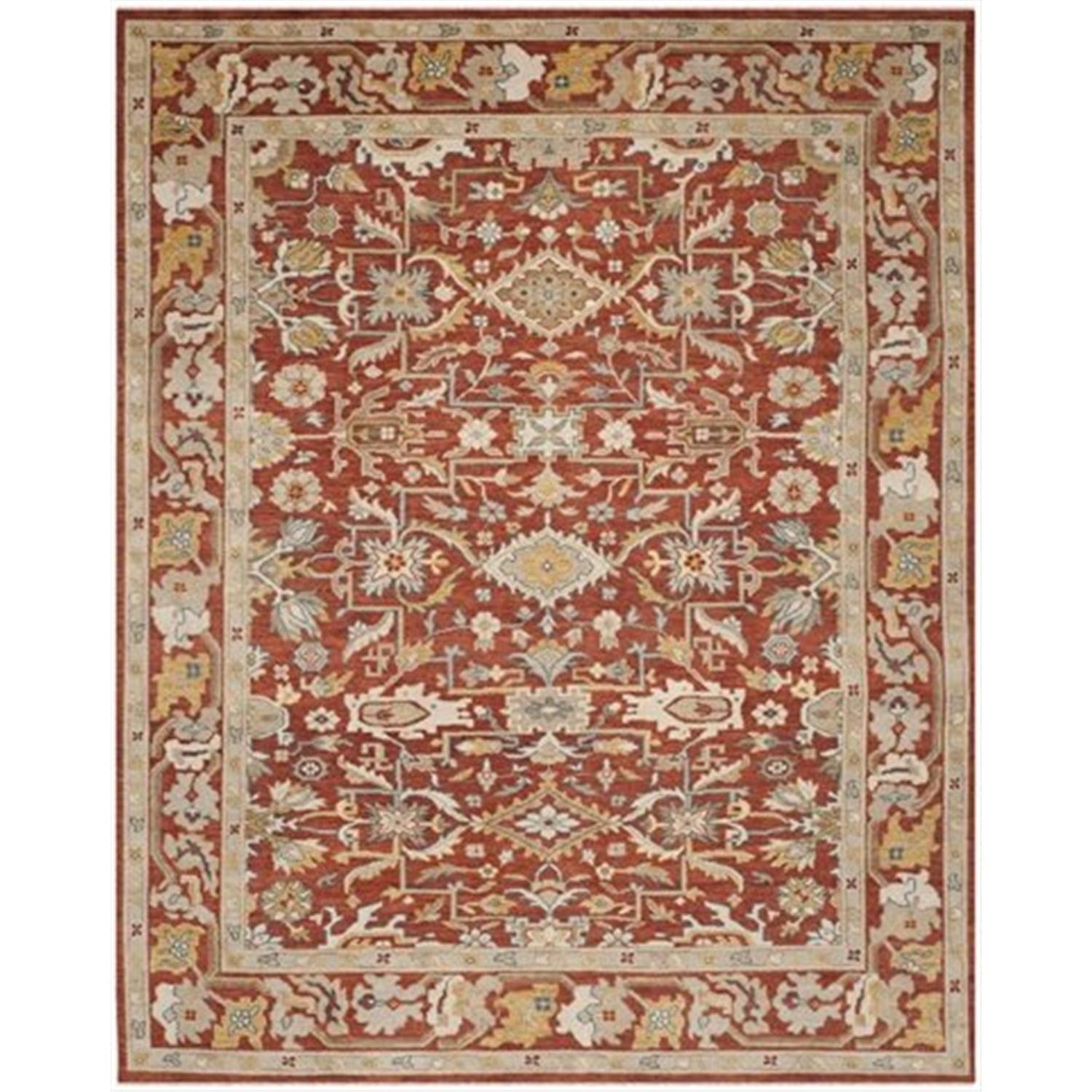 Sultanabad Gray Elegance Hand-Knotted Wool 10' x 14' Area Rug