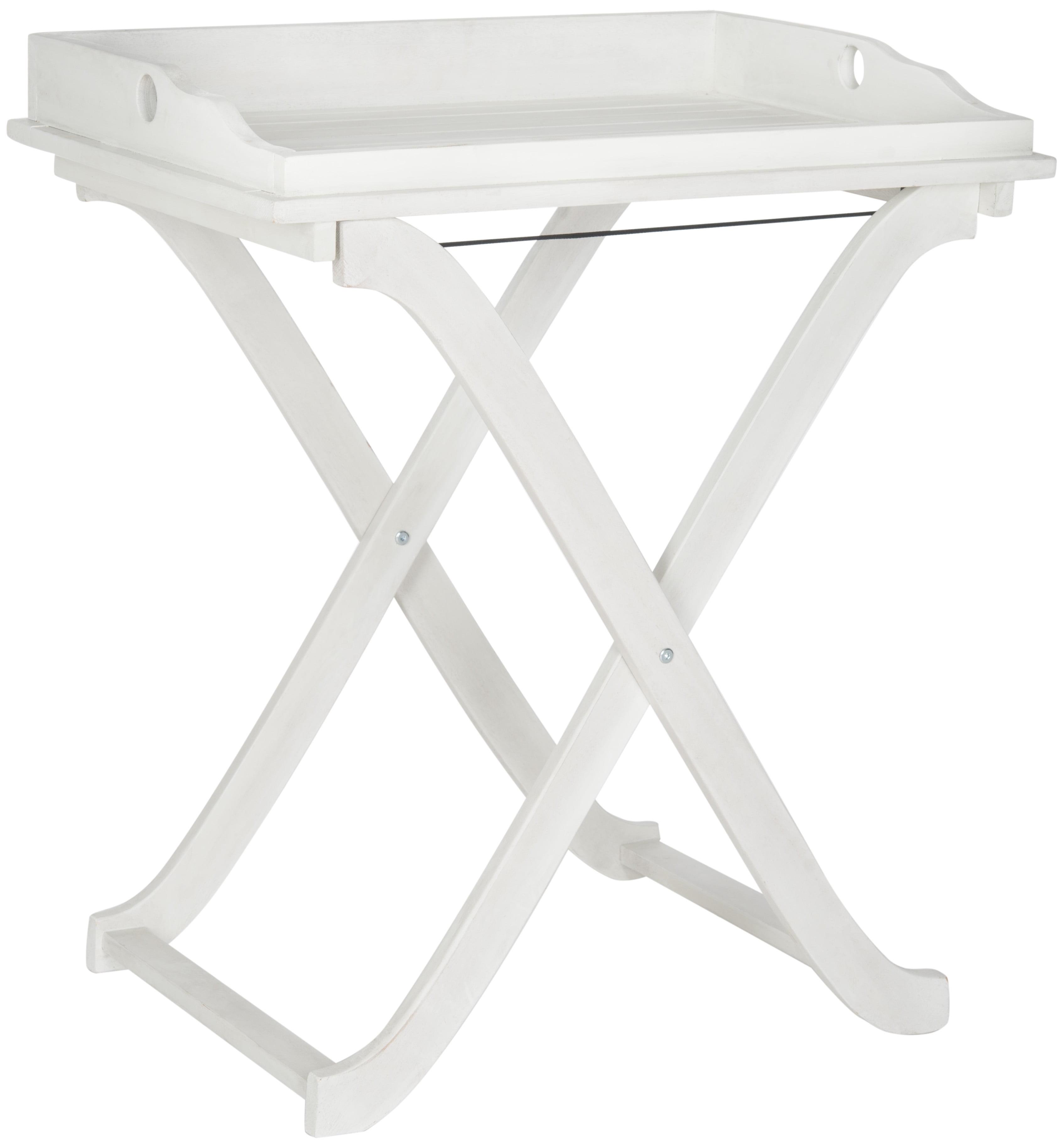 Covina Tray Table - Indoor/Outdoor - PAT6716 - Antique White - Safavieh