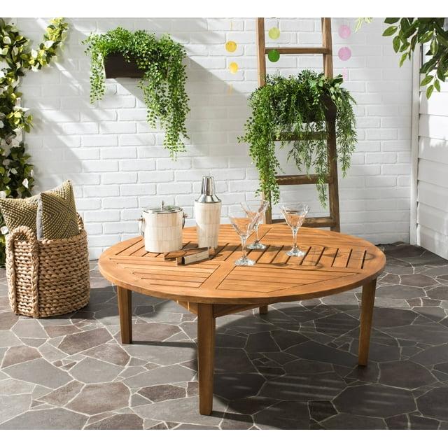 Danville Round Table - Indoor/Outdoor - PAT6715 - Natural - Safavieh
