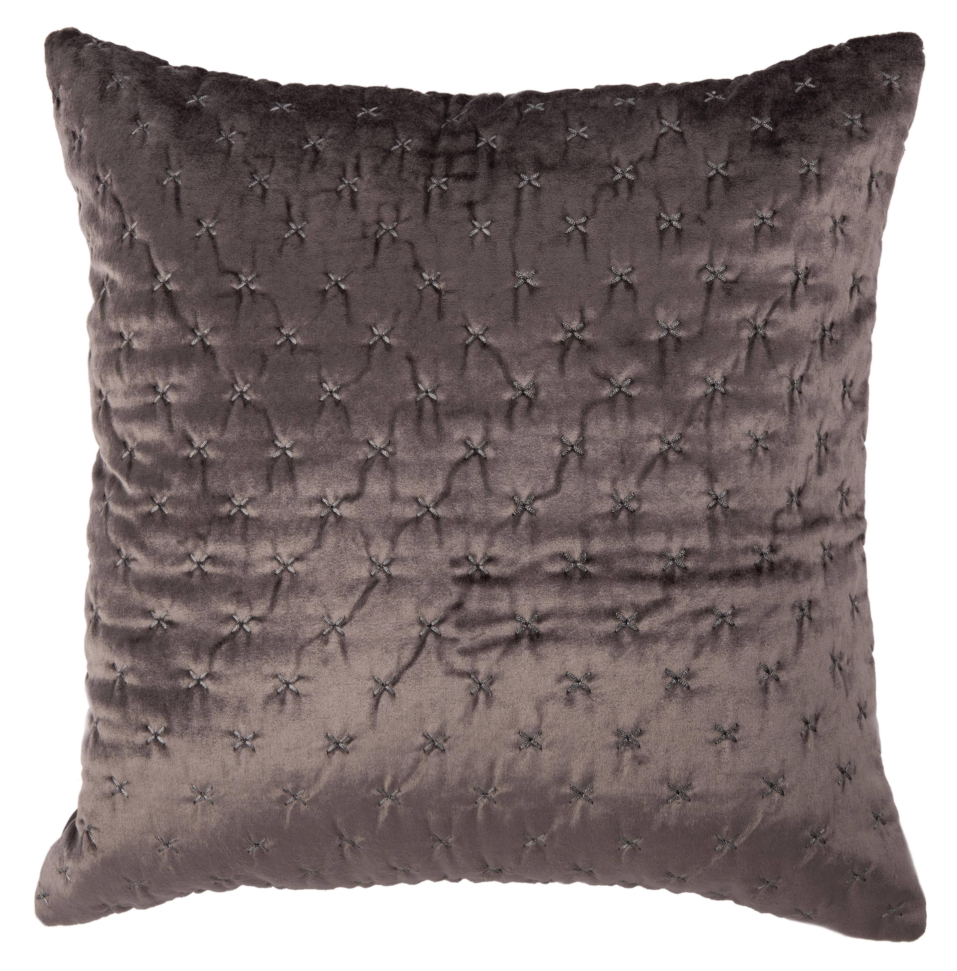 Louria Embroidered Reversible Throw Pillow