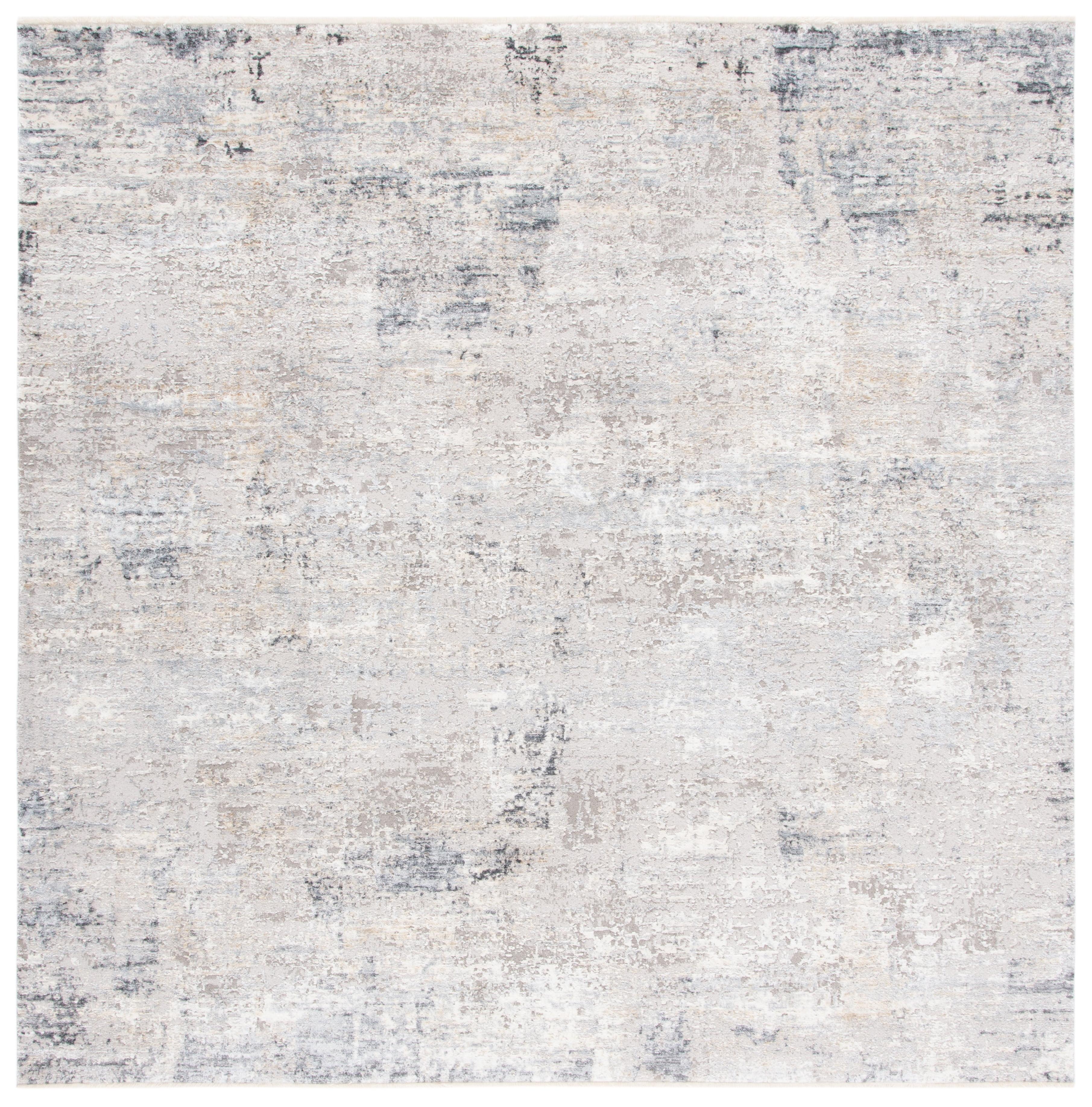 SAFAVIEH Dream Isidor Abstract Area Rug, Grey/Green, 6'7" x 6'7" Square