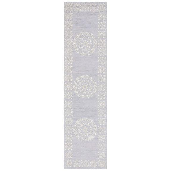 Empire EM826 Hand Tufted Runner Rug - Grey/Green - 2'3"x9' - Safavieh.