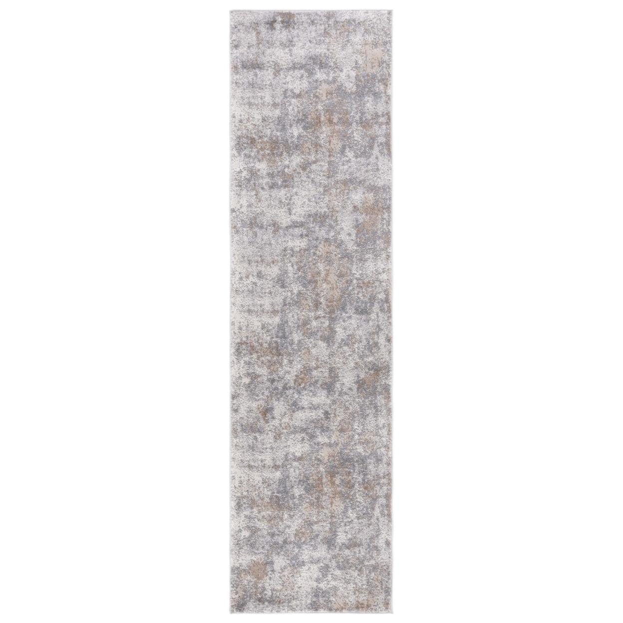 Eternal Gray and Beige Power Loomed Area Rug