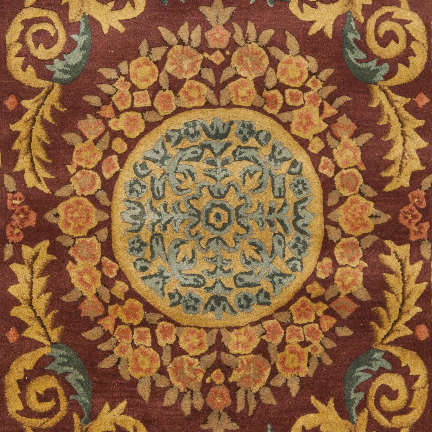 SAFAVIEH Empire Horatio Oriental Wool Area Rug, Burgundy/Gold, 5' x 8'