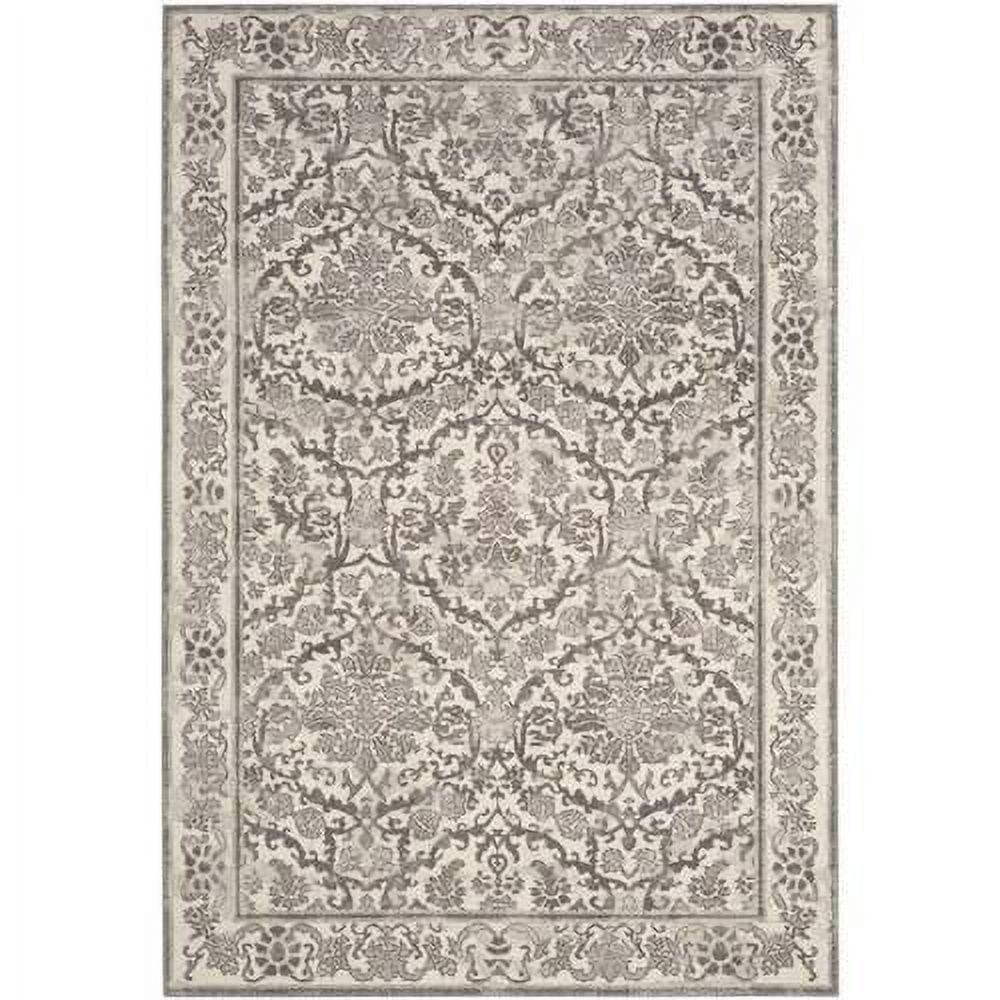 Evoke EVK242 Power Loomed Indoor Area Rug - Ivory/Grey - 8'x10' - Safavieh