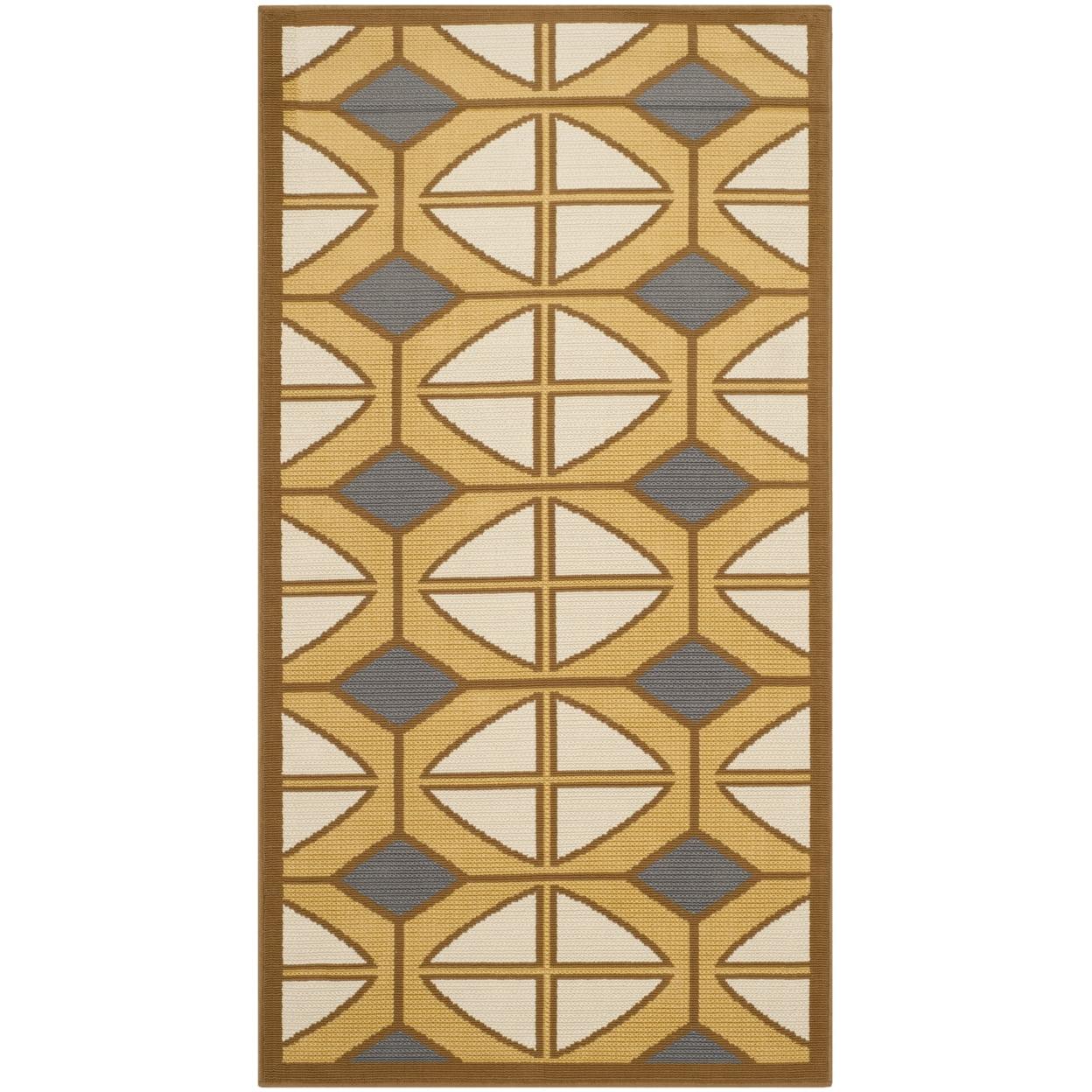 Hampton HAM510 Power Loomed Indoor/Outdoor Area Rug  - Safavieh