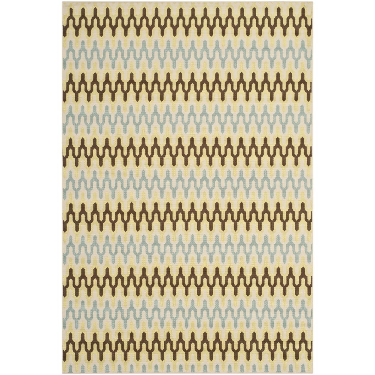 Hampton HAM518 Power Loomed Indoor/Outdoor Area Rug  - Safavieh