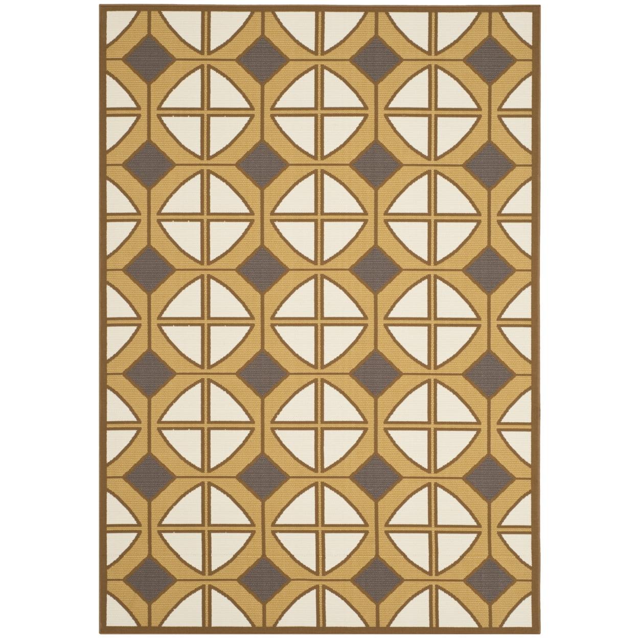 Hampton HAM510 Power Loomed Indoor/Outdoor Area Rug  - Safavieh